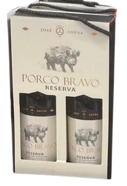 Conjunto de Vinho Tinto Porco Bravo Reserva