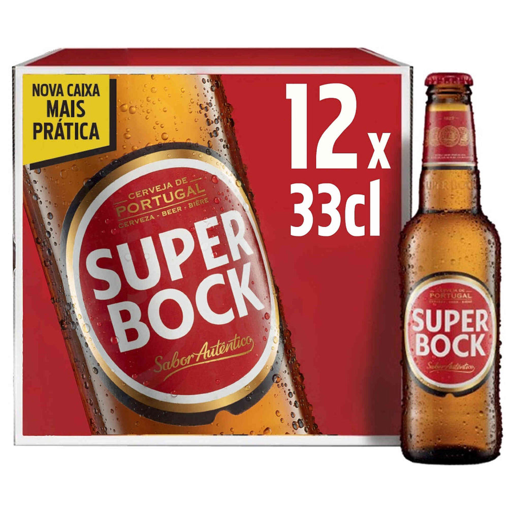 Cerveja Super Bock Média 12*33CL