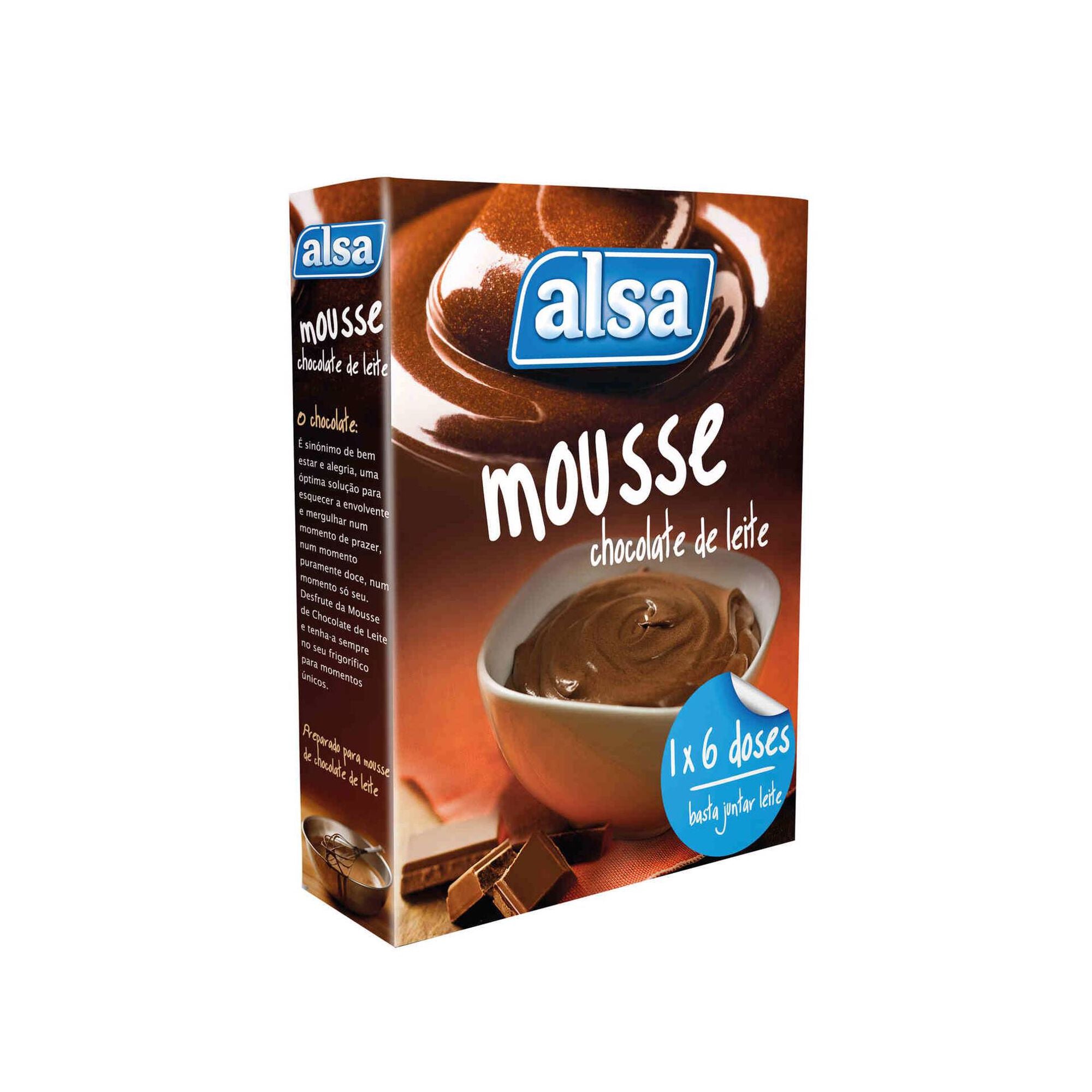 Mousse Chocolate Leite Alsa