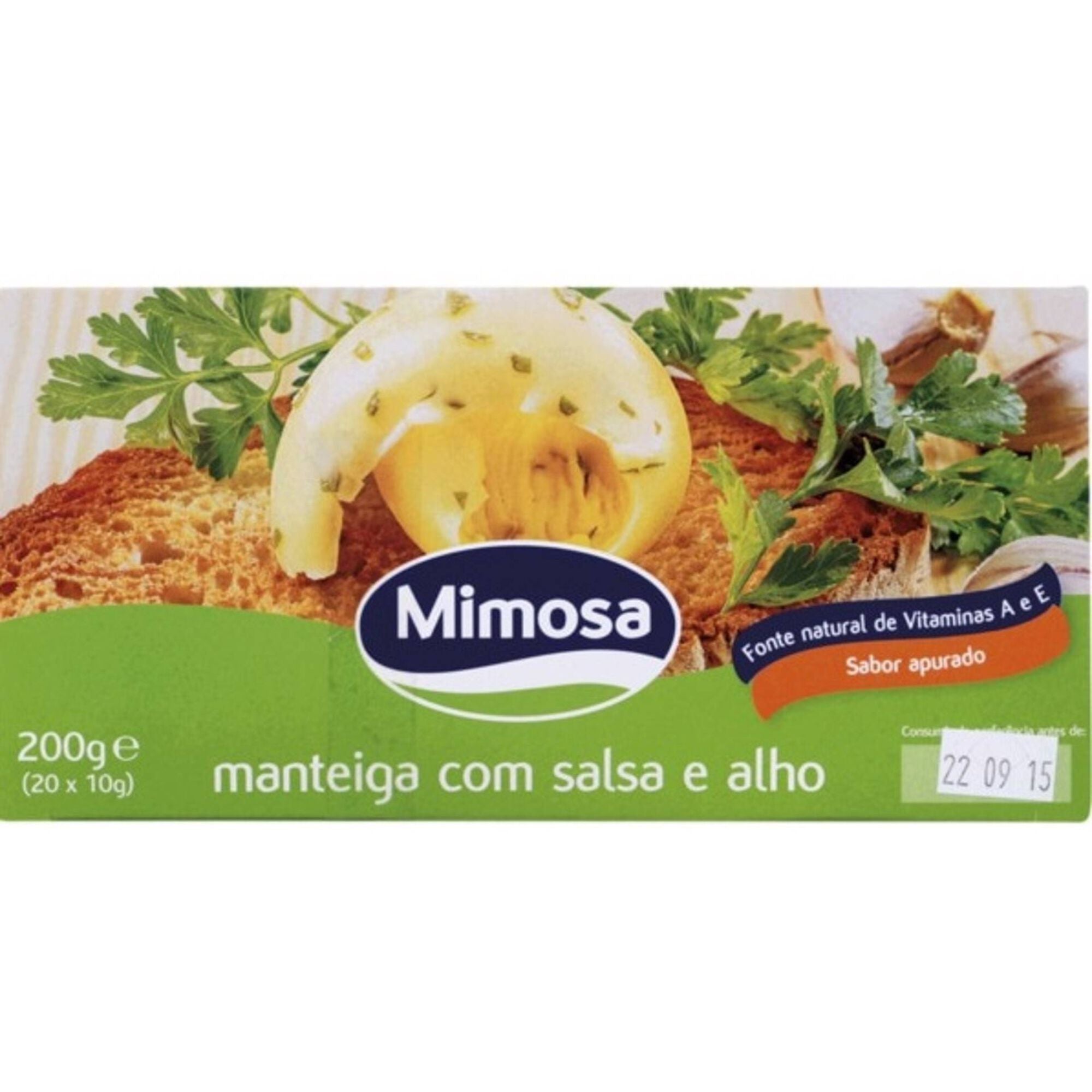 Manteiga com Alho Mimosa