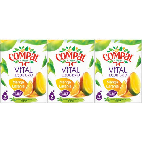 Compal Light Mangue Orange (3 x 200 ml)