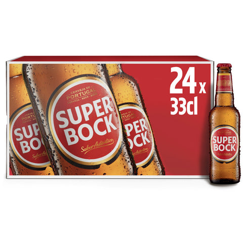 Bière Super Bock Medium 24 x 33 cl