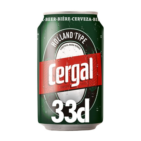 Canette de bière Cergal (6 x 33 cl)