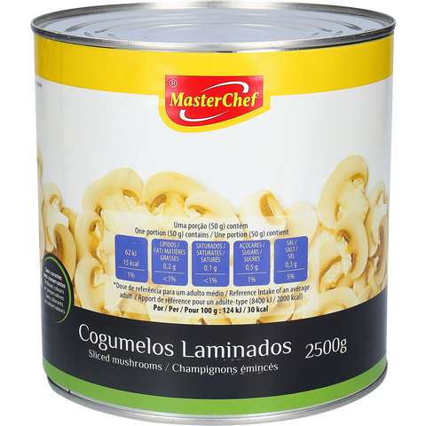 Champignons tranchés (2,5 kg)