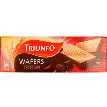 Bolacha Waffer Chocolate Triunfo