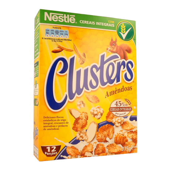 Cereais Clusters Amêndoas