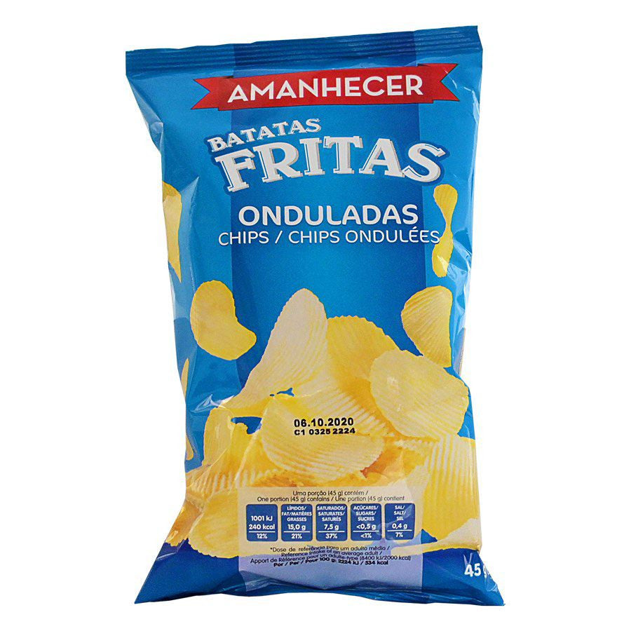 Batatas Fritas Onduladas / Crisps Crinkle-Cut 
