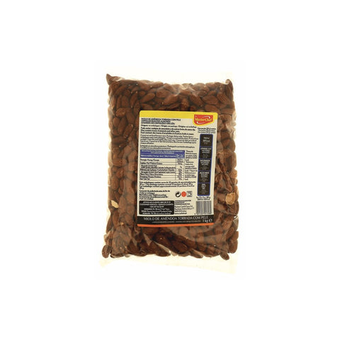 Amandes avec leur peau