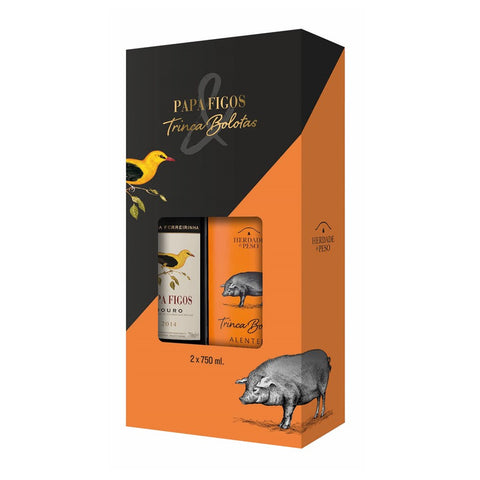 Coffret à Vin Papa Figos + Trinca Bolotas 