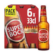 Bière Super Bock Medium (6 x 33 cl)