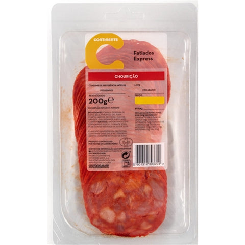 Chorizo ​​tranché