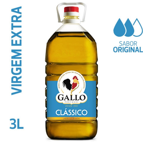 Huile d'olive extra vierge Gallo Classic, bouteille de 3 L