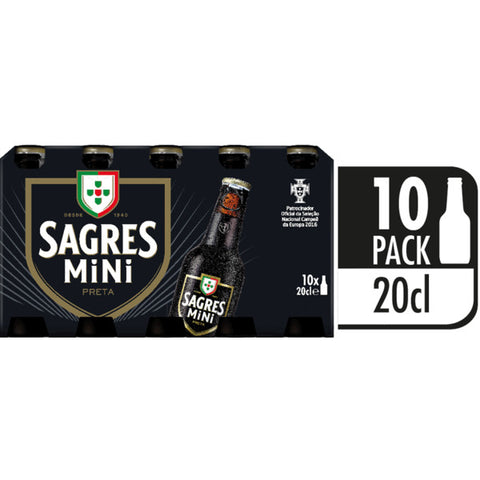Sagres Mini Bière Brune (10*20CL)